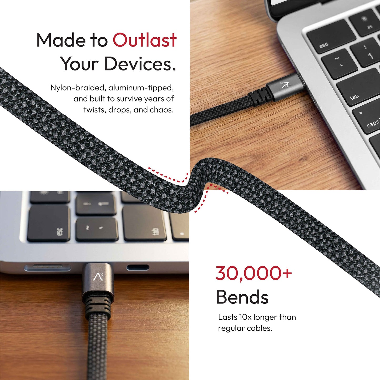 MagLock Type C to C Flat Magnetic 240W Fast Charging Cable [5M]