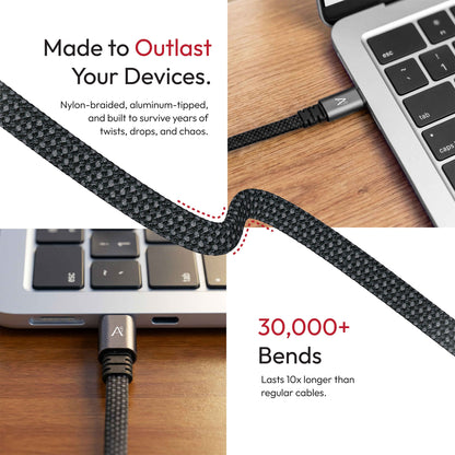 MagLock Type C to C Flat Magnetic 240W Fast Charging Cable [5M]
