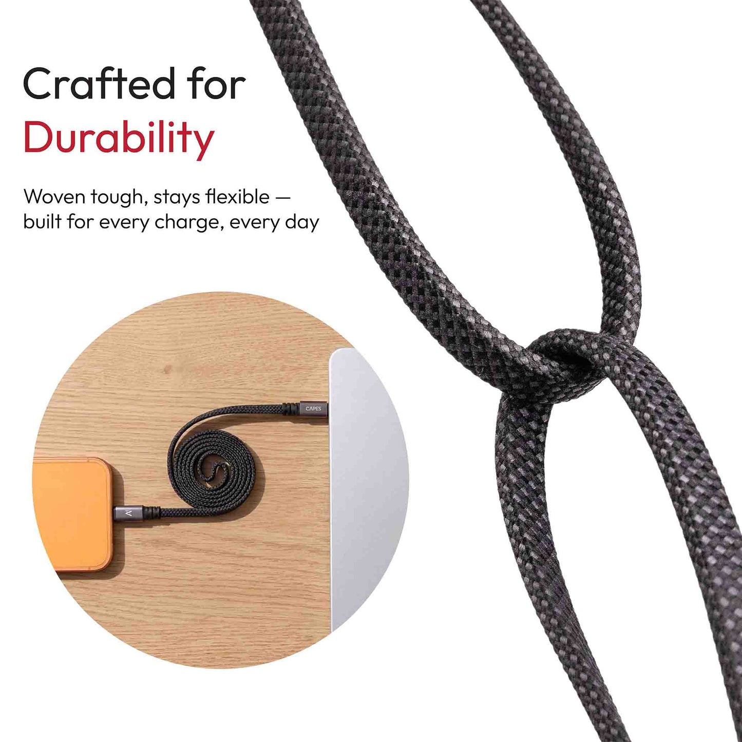MagLock Type C to C Flat Magnetic 240W Fast Charging Cable [5M]